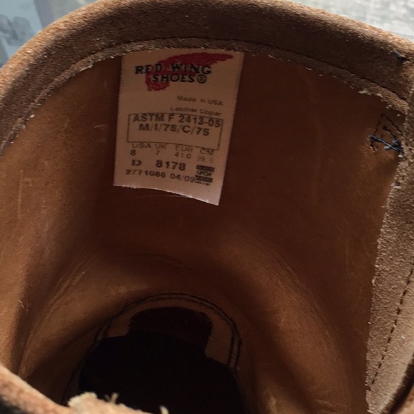 Red Wing Engineering boots - Picture 7 of 16